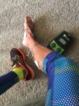 Electrodes on Calf and Arch